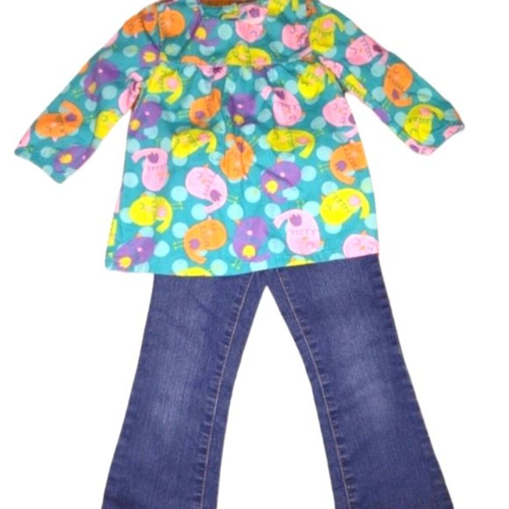 JK Girls / The Children's Place Top & Jeans‎ Bundle Size 4